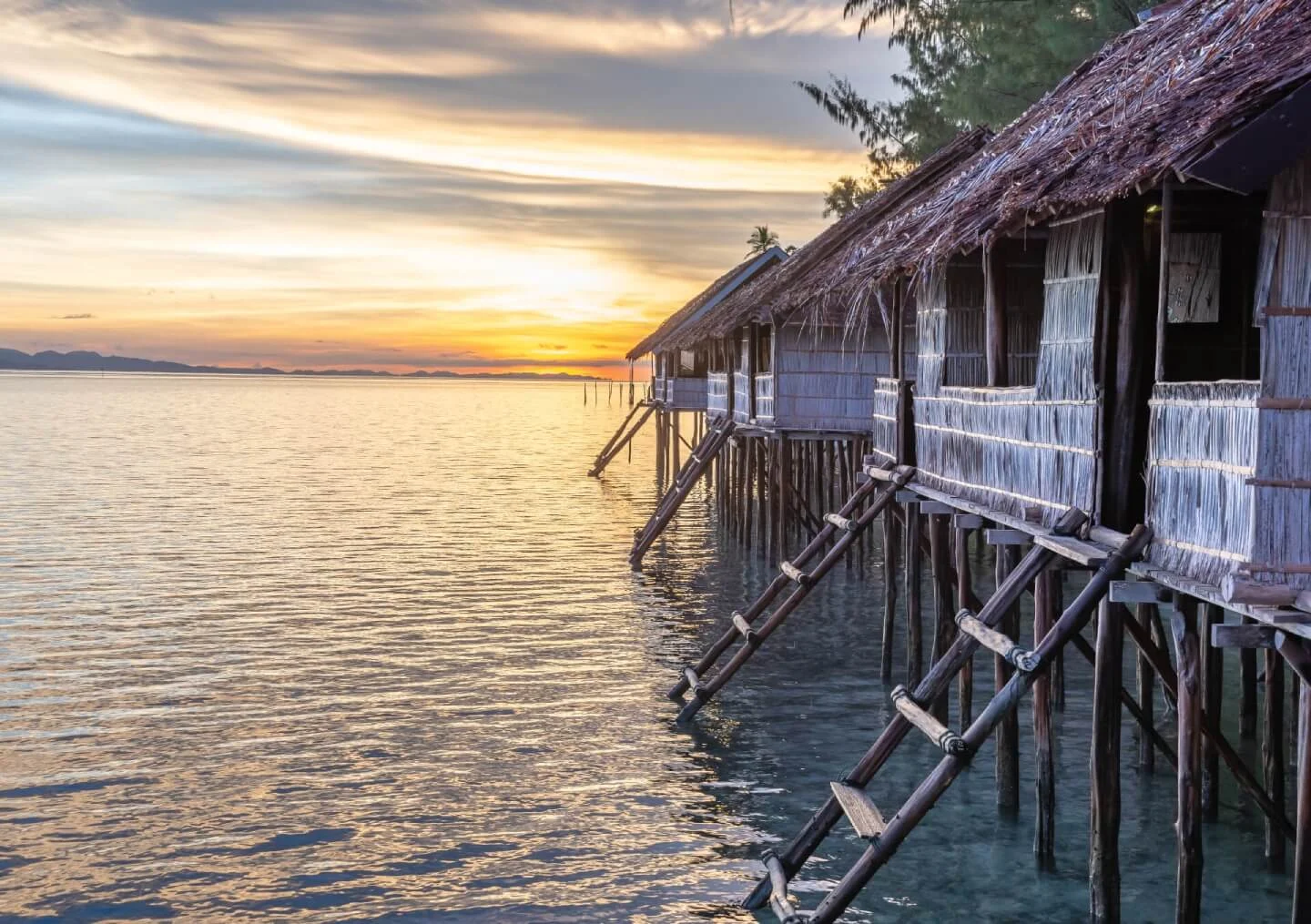 superior water cottage at Kri Eco Resort