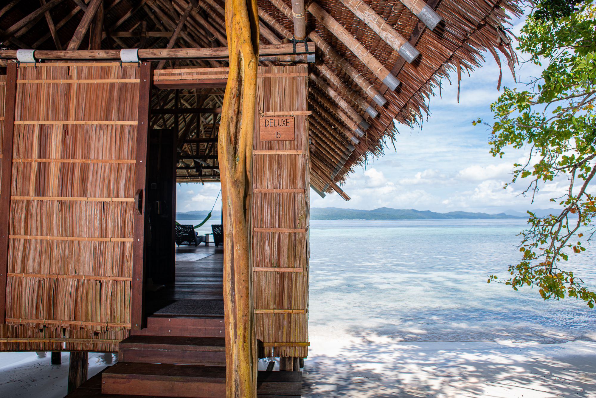 deluxe room for deluxe water cottage of Kri Eco Resort, Raja Ampat