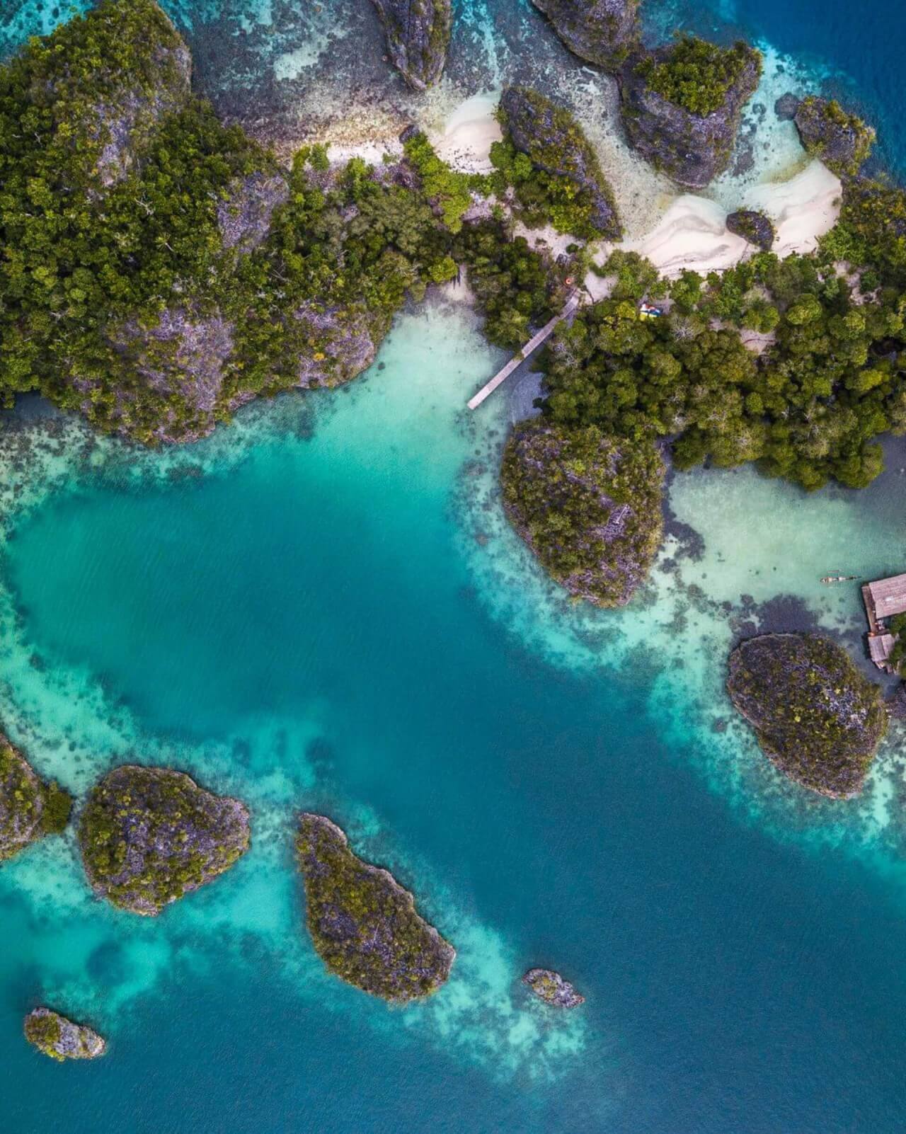 Beautiful landscape taken by Papua Diving team