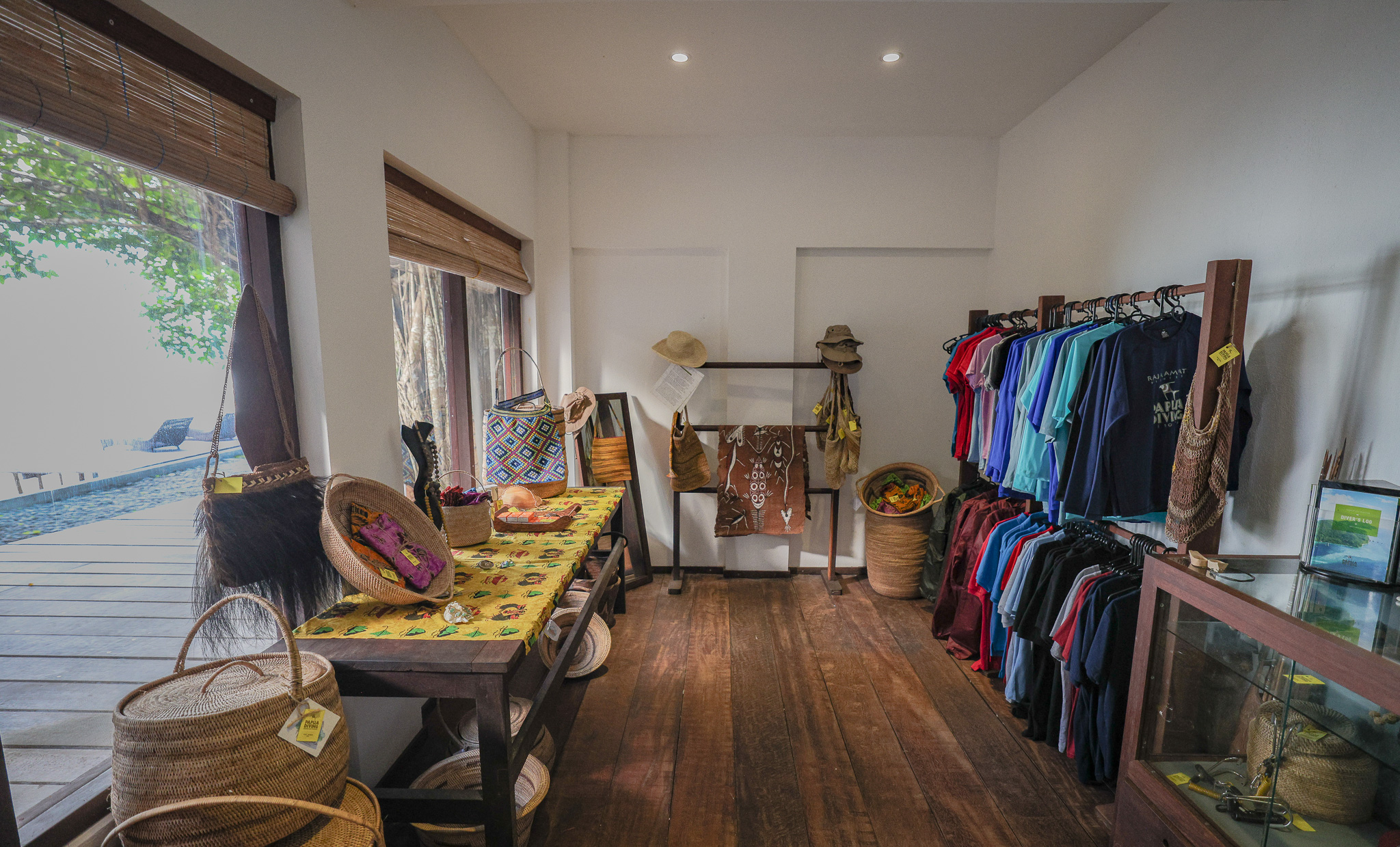 dive shop at Raja Ampat