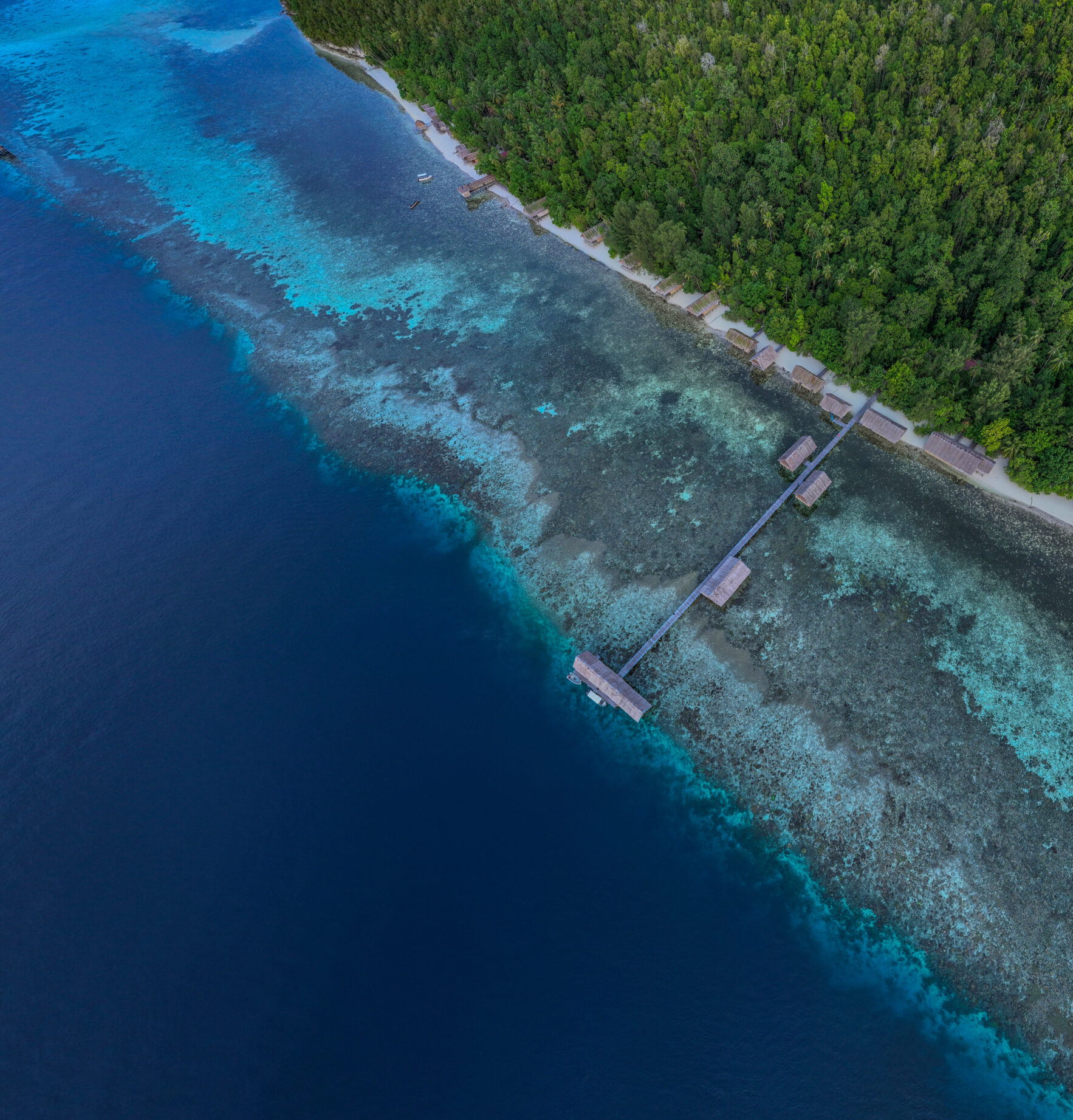 Kri Eco Resort Aerial Photo from above