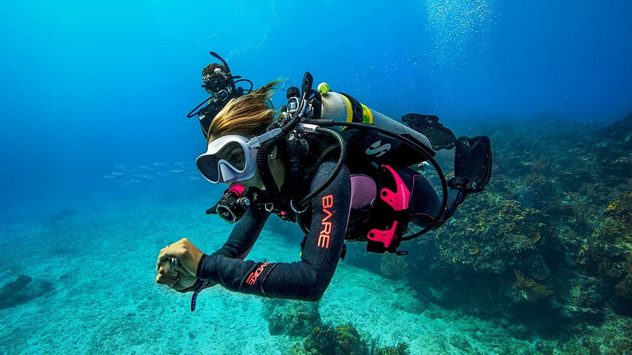 diver with full equipment