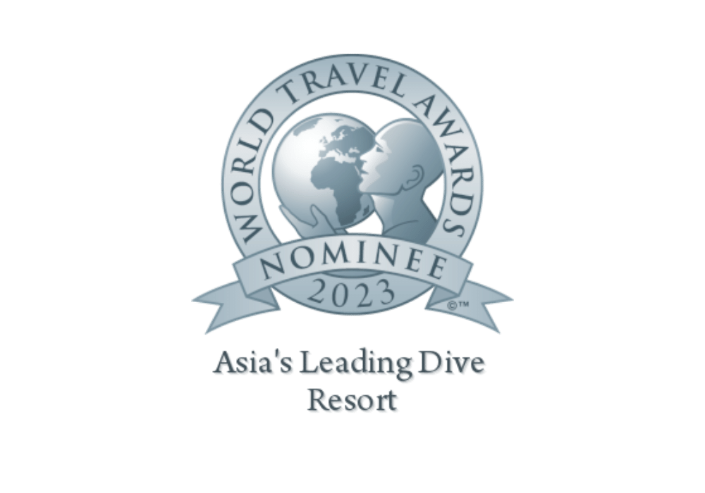 world travel awards 2023, asia's leading dive resort logo
