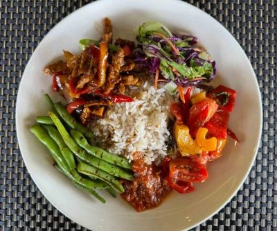one of food menu in papua diving resorts