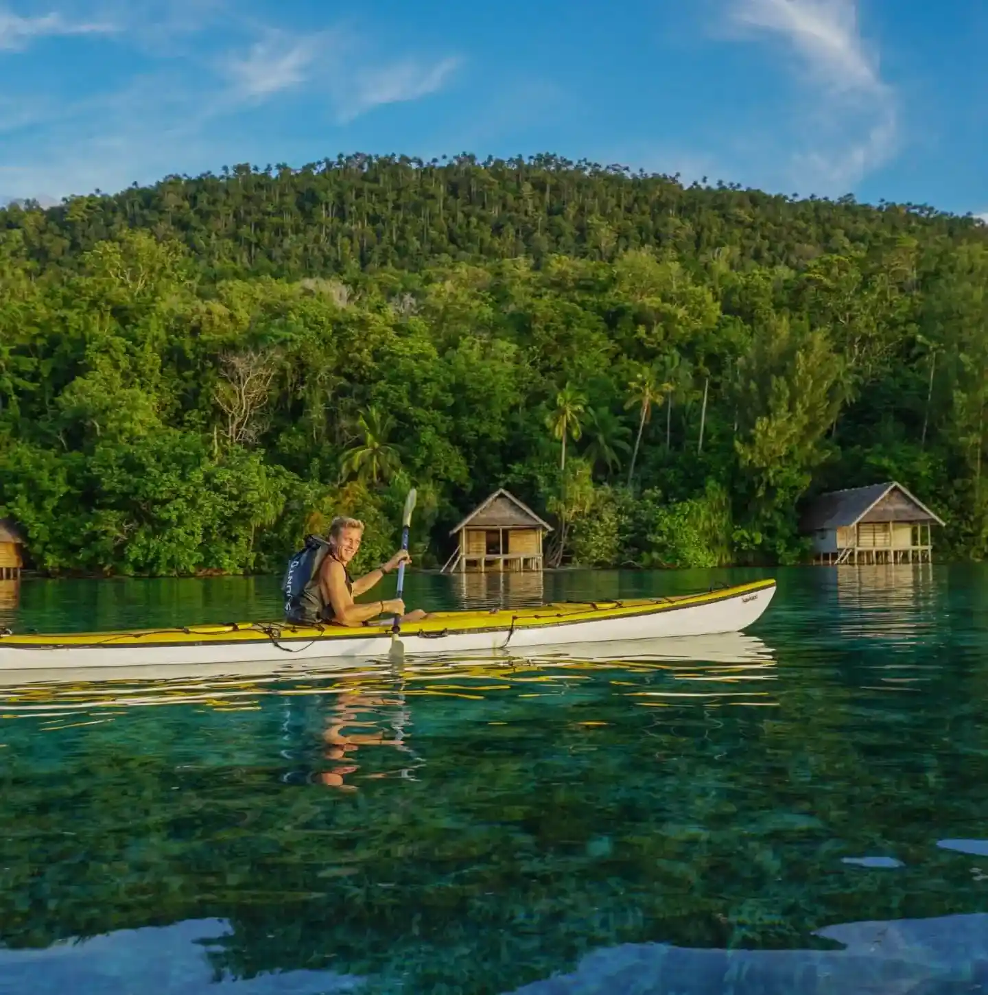 kayaking in Raja Ampat